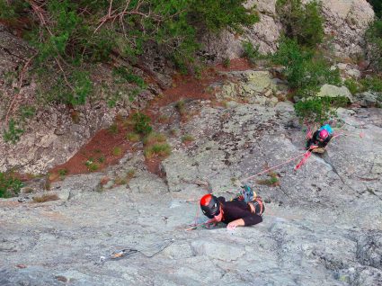 Stage de perfectionnement, grande voie à Salvan