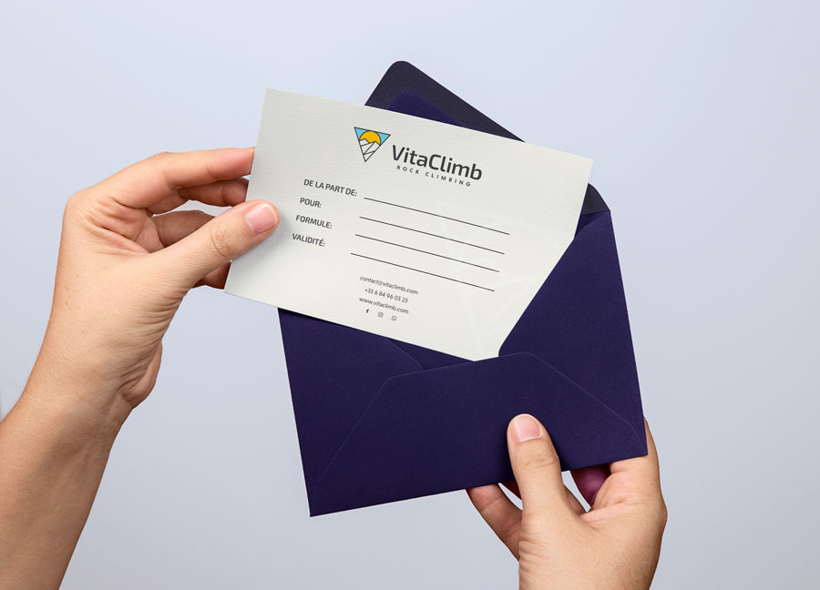 Visuel d'illustration d'exemple de bon cadeau et autres prestations escalade plaisir